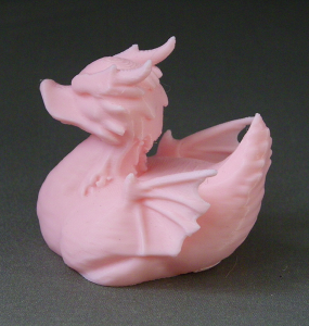 3D Prints - Draak Badeend 1 - Kersenroze (Sakura Pink)