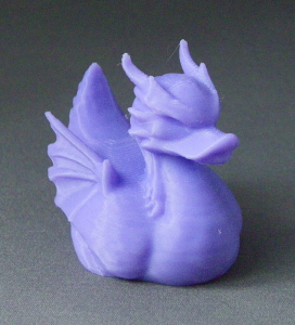 3D Prints - Draak Badeend 1 - Paars (Purple)