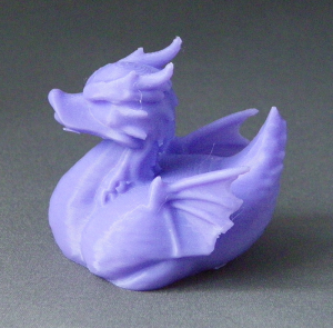3D Prints - Draak Badeend 1 - Paars (Purple)