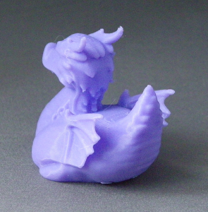 3D Prints - Draak Badeend 1 - Paars (Purple)