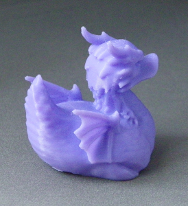 3D Prints - Draak Badeend 1 - Paars (Purple)