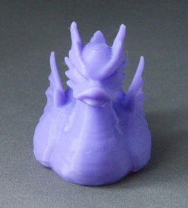3D Prints - Draak Badeend 1 - Paars (Purple)