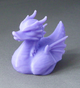 3D Prints - Draak Badeend 1 - Paars (Purple)