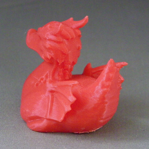 3D Prints - Draak Badeend 1 - Rood (Red)