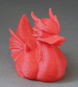 3D Prints - Draak Badeend 1 - Rood (Red)