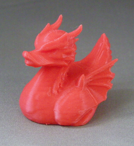 3D Prints - Draak Badeend 1 - Rood (Red)