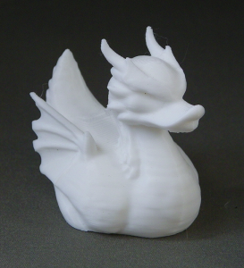 3D Prints - Draak Badeend 1 - Wit (White)