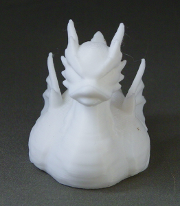 3D Prints - Draak Badeend 1 - Wit (White)