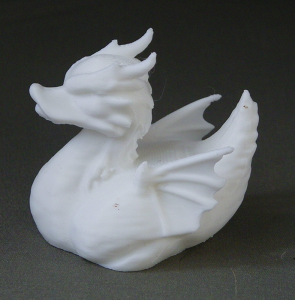3D Prints - Draak Badeend 1 - Wit (White)