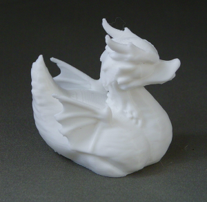 3D Prints - Draak Badeend 1 - Wit (White)