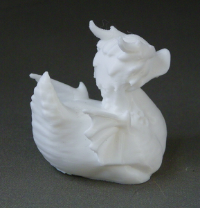 3D Prints - Draak Badeend 1 - Wit (White)