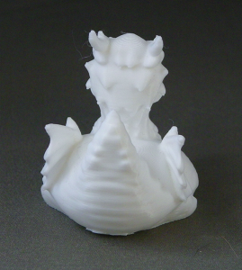 3D Prints - Draak Badeend 1 - Wit (White)