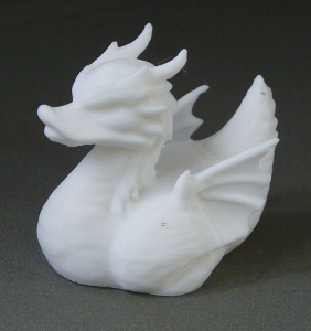 3D Prints - Draak Badeend 1 - Wit (White)