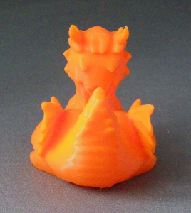 3D Prints - Draak Badeend 1 - Zonnig Oranje (Sunny Orange)