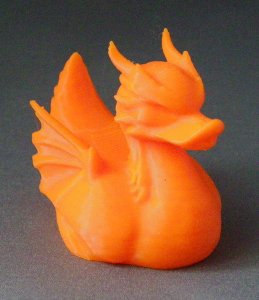 3D Prints - Draak Badeend 1 - Zonnig Oranje (Sunny Orange)