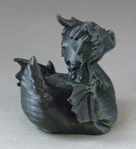3D Prints - Draak Badeend 1 - Zwart (Black)