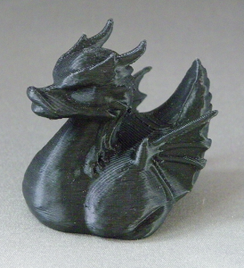 3D Prints - Draak Badeend 1 - Zwart (Black)