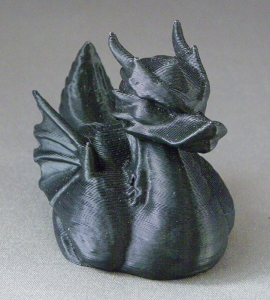 3D Prints - Draak Badeend 1 - Zwart (Black)