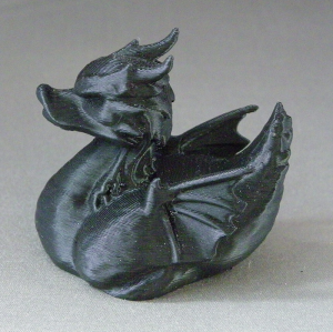 3D Prints - Draak Badeend 1 - Zwart (Black)
