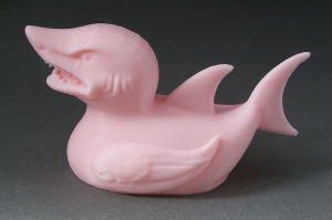 3D Prints - Haai Badeend 1 - Kersenroze (Sakura Pink)