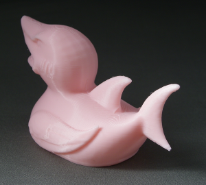 3D Prints - Haai Badeend 1 - Kersenroze (Sakura Pink)