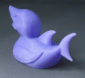 3D Prints - Haai Badeend 1 - Paars (Purple)