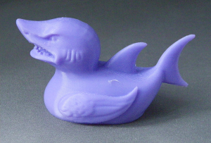 3D Prints - Haai Badeend 1 - Paars (Purple)