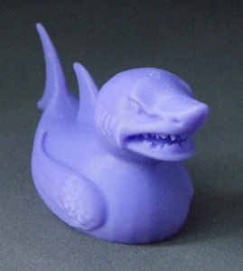 3D Prints - Haai Badeend 1 - Paars (Purple)
