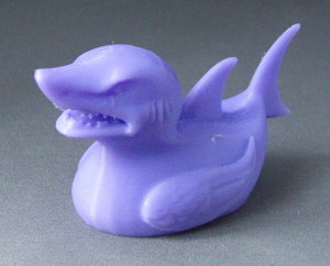 3D Prints - Haai Badeend 1 - Paars (Purple)