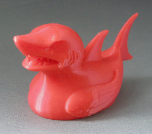 3D Prints - Haai Badeend 1 - Rood (Red)