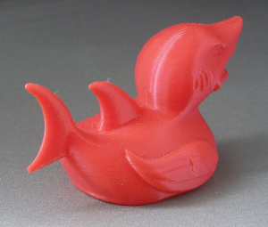 3D Prints - Haai Badeend 1 - Rood (Red)