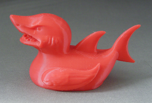 3D Prints - Haai Badeend 1 - Rood (Red)
