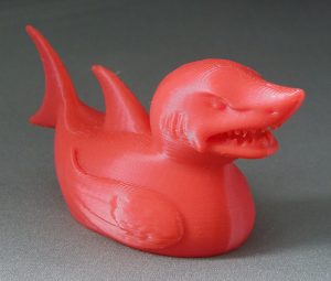 3D Prints - Haai Badeend 1 - Rood (Red)