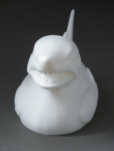3D Prints - Haai Badeend 1 - Wit (White)