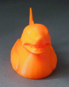 3D Prints - Haai Badeend 1 - Zonnig Oranje (Sunny Orange)