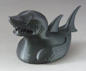 3D Prints - Haai Badeend 1 - Zwart (Black)