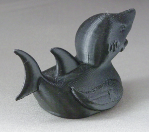3D Prints - Haai Badeend 1 - Zwart (Black)