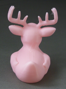 3D Prints - Hert Badeend 1 - Kersenroze (Sakura Pink)