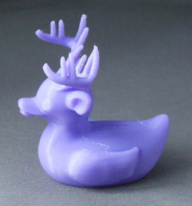 3D Prints - Hert Badeend 1 - Paars (Purple)