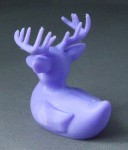 3D Prints - Hert Badeend 1 - Paars (Purple)