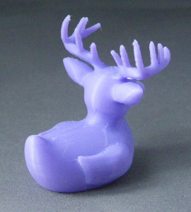 3D Prints - Hert Badeend 1 - Paars (Purple)