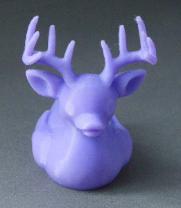 3D Prints - Hert Badeend 1 - Paars (Purple)