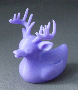 3D Prints - Hert Badeend 1 - Paars (Purple)