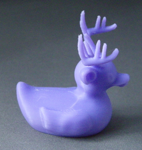 3D Prints - Hert Badeend 1 - Paars (Purple)