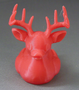 3D Prints - Hert Badeend 1 - Rood (Red)