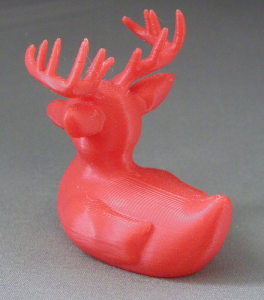 3D Prints - Hert Badeend 1 - Rood (Red)