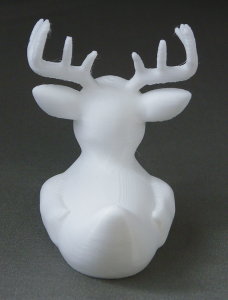 3D Prints - Hert Badeend 1 - Wit (White)