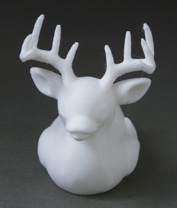 3D Prints - Hert Badeend 1 - Wit (White)