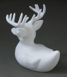 3D Prints - Hert Badeend 1 - Wit (White)