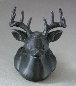 3D Prints - Hert Badeend 1 - Zwart (Black)
